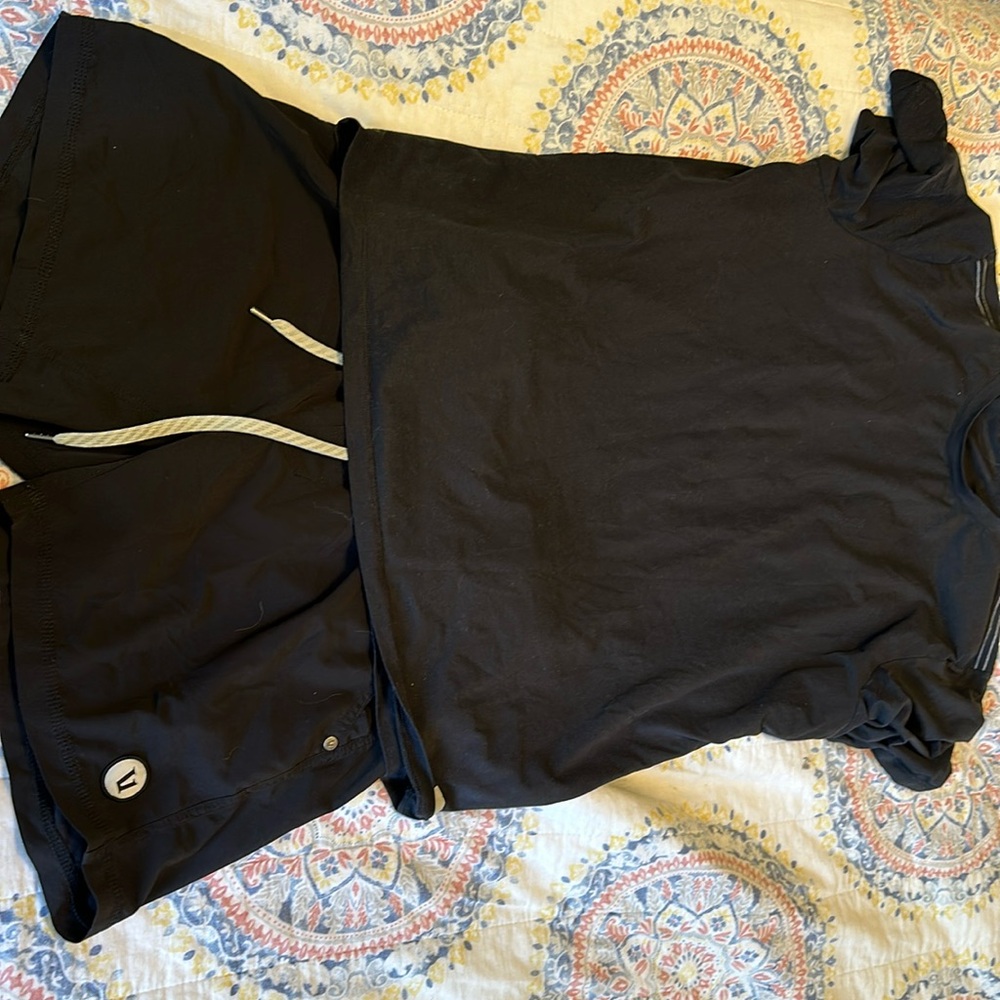Vuori Shorts and Shirt